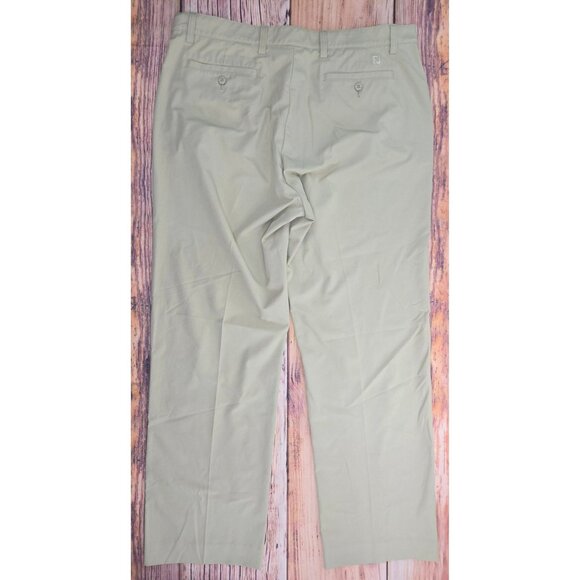 FootJoy FJ Mens Khaki Stretch Fit Tour Performance Golf Pants 38X32 - Picture 2 of 8
